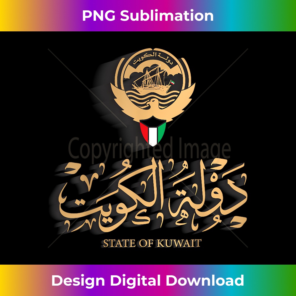 Stylish Design of Golden Kuwait Sign with Flag and Symbol - | Inspire ...