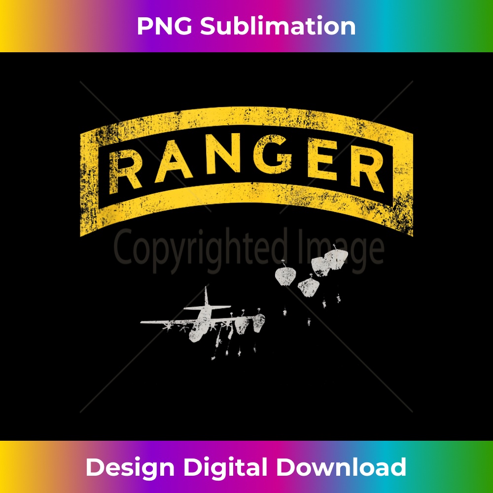 US Army Ranger Tab Airborne Ranger Military Veteran Vintage | Inspire ...
