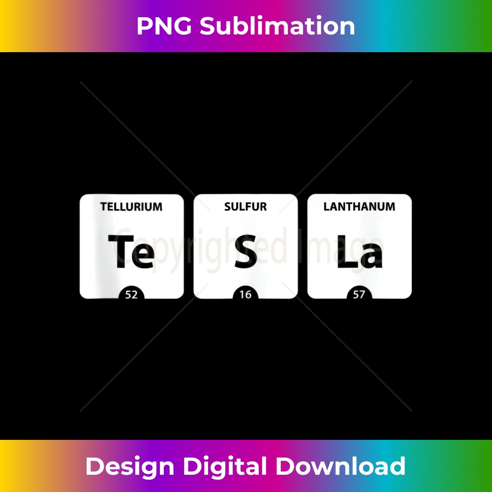 TESLA coil Periodic Table of Elements Te-S-La Tank Top 2 - P | Inspire ...