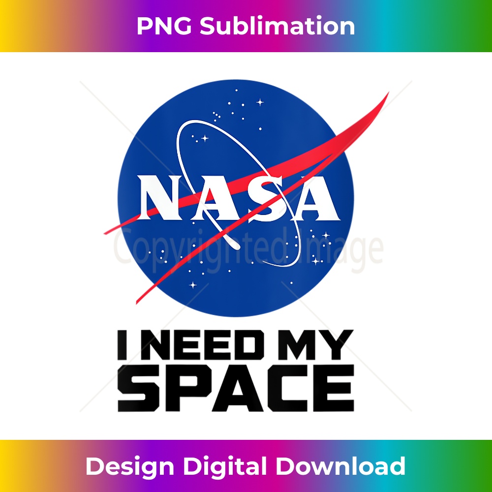 Womens NASA Meatball Logo - I Need My Space V-Neck 3 | Inspire Uplift