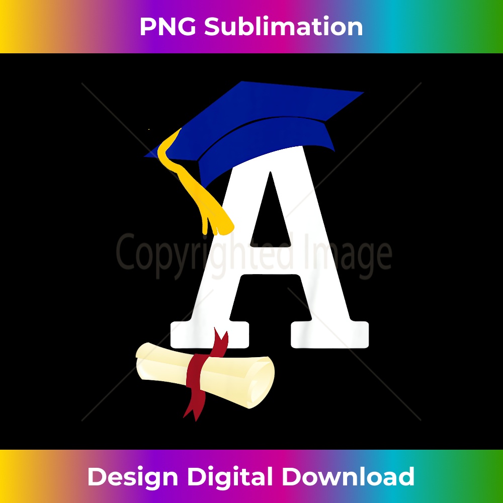 Preschool Kindergarten Graduation Letter for Boys Initial A | Inspire ...