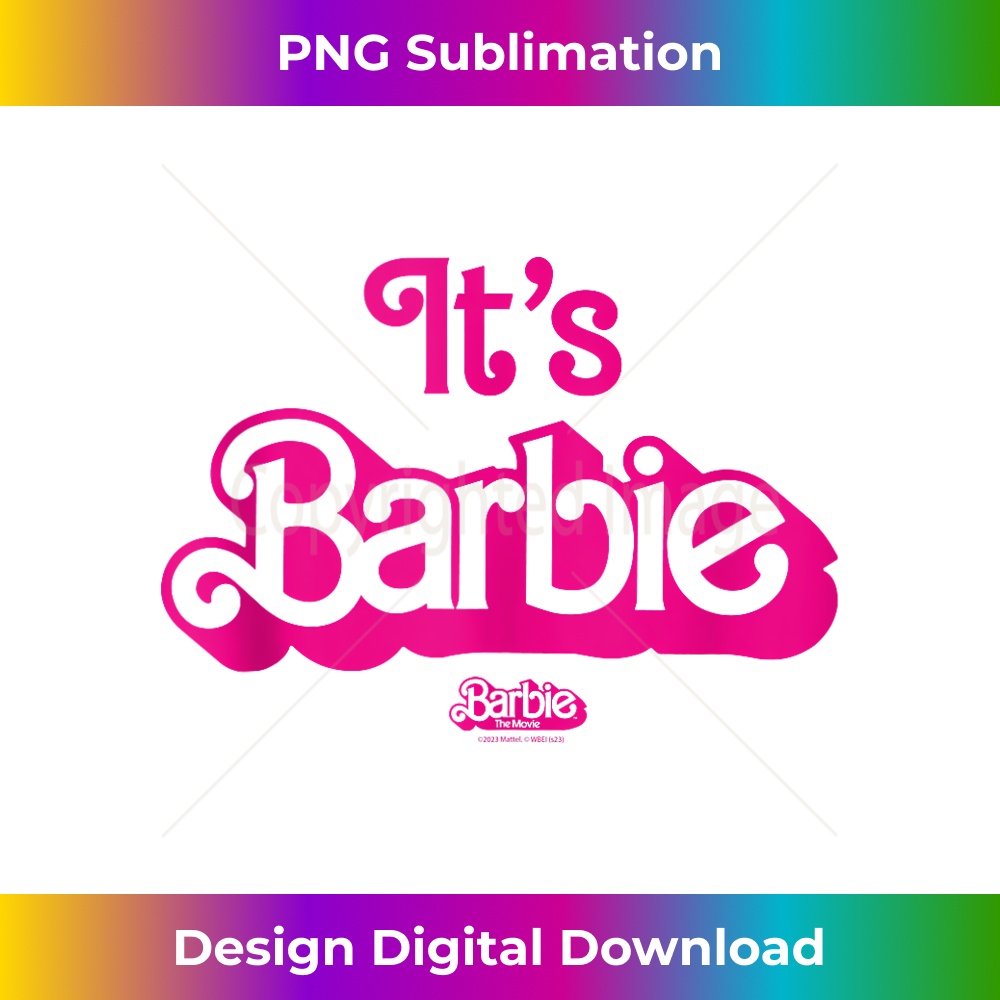 Barbie The Movie - It's Barbie Pink Ink Tank Top | Inspire Uplift