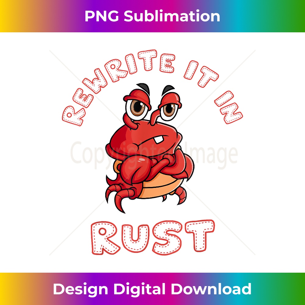 Rewrite it in Rust funny programming crab angry 1 - Retro PN | Inspire ...