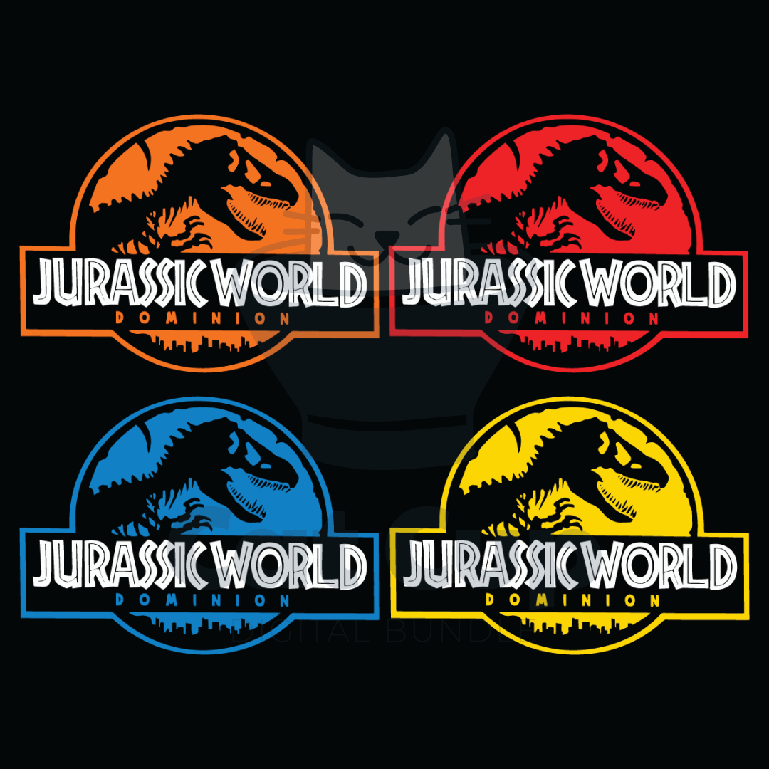 Jurassic World Dominion Logo SVG Bundle, Digital File, Downl | Inspire ...