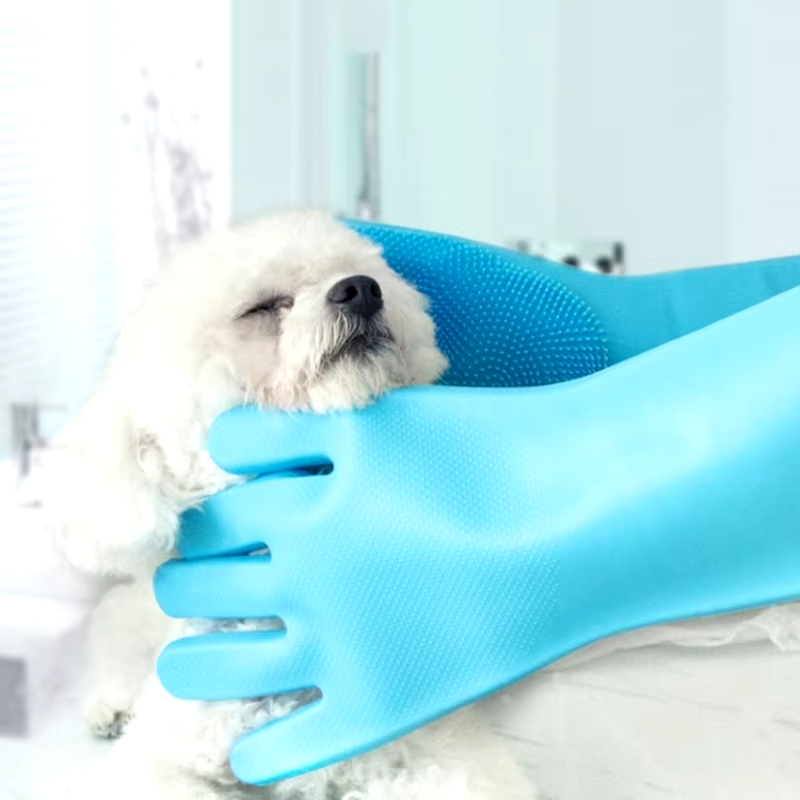1 Pair Pet Grooming Gloves
