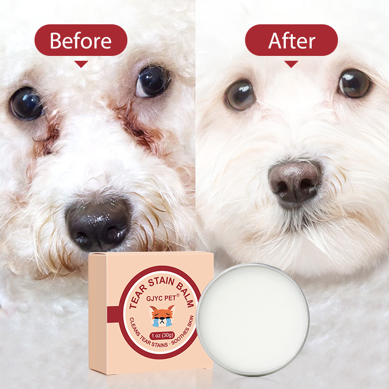 Natural Tear Stain Remover Balm for Dogs and Cats Gentle Eye Care Cream