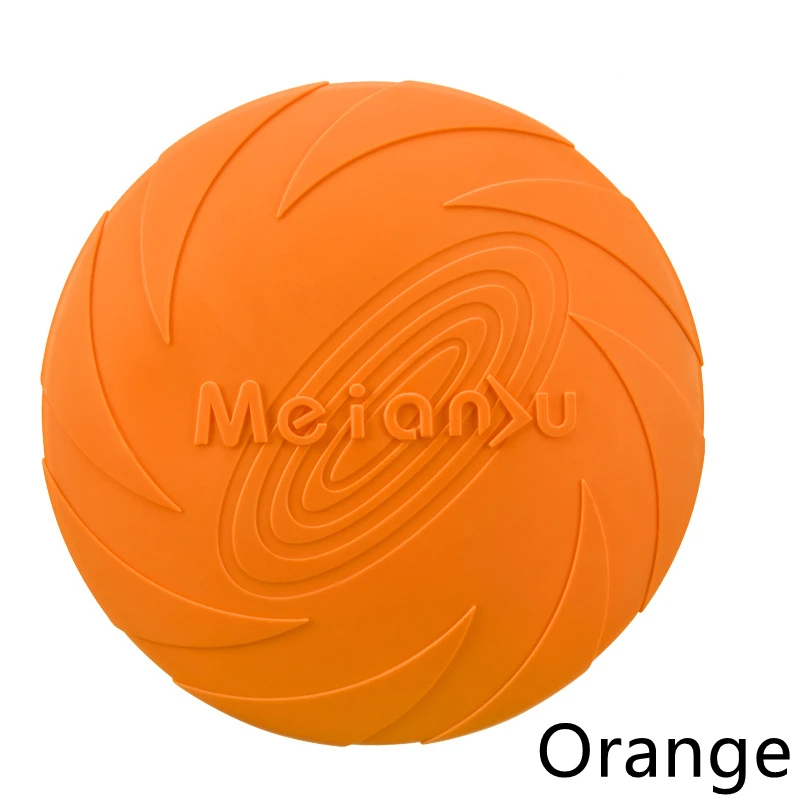 Durable Silicone Dog Flying Disc Bite Resistant Fetch Toy