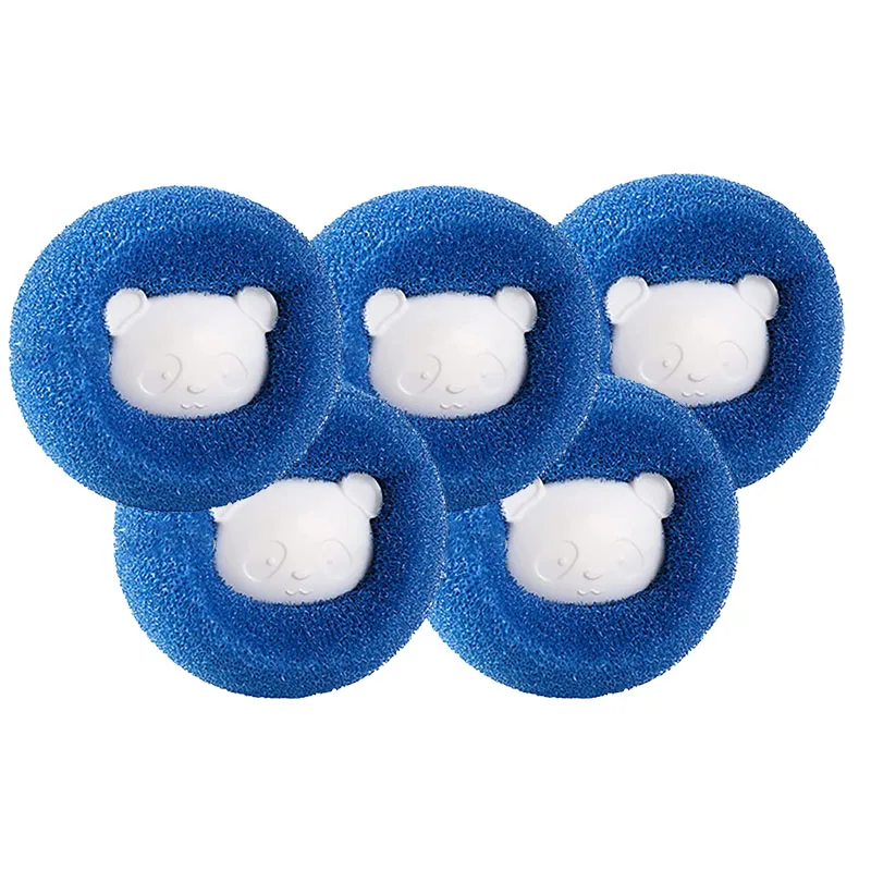 Reusable Pet Hair Remover Ball for Washing Machine, Cat Fur Lint Catcher, Wool Sticker