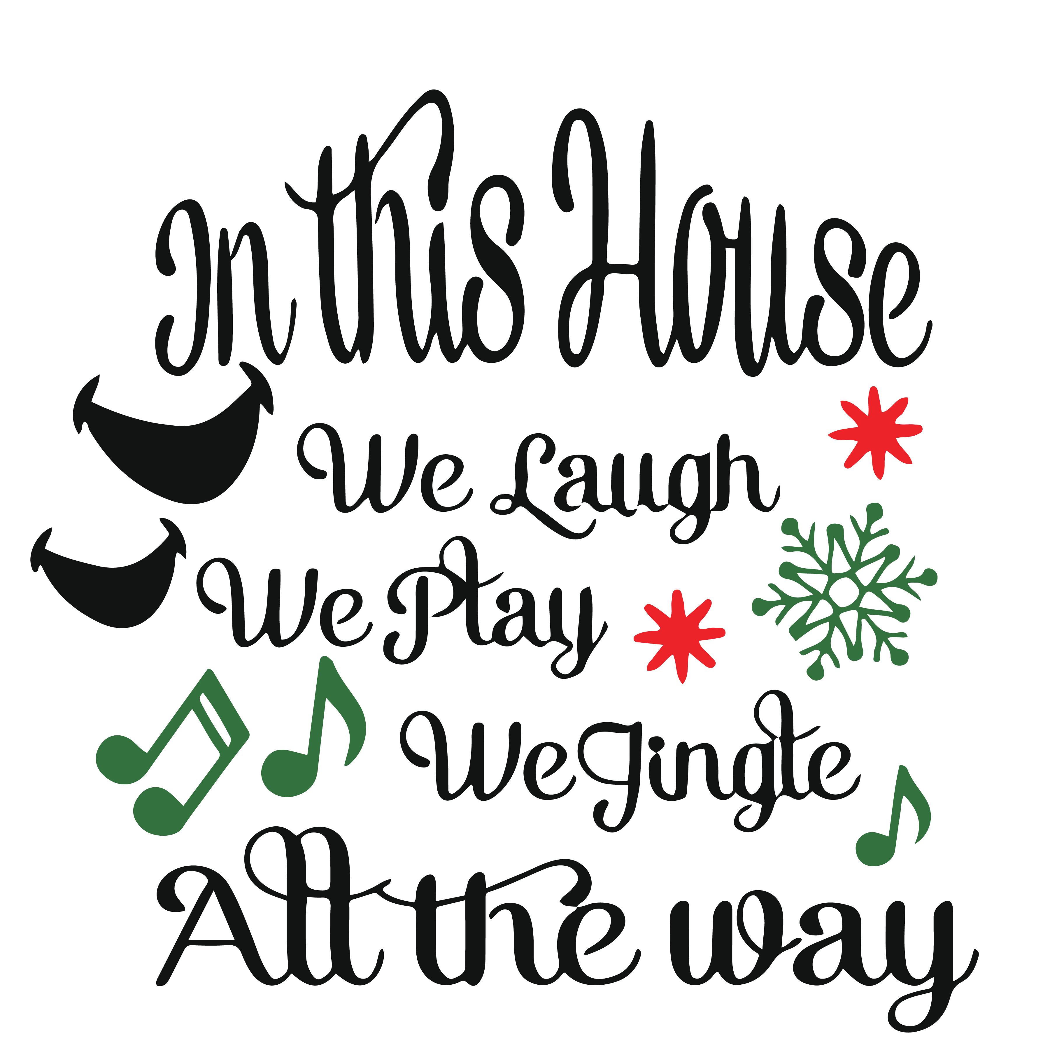 We Laugh We Play Jingle All The Way Pajamas www.inspireuplift.com