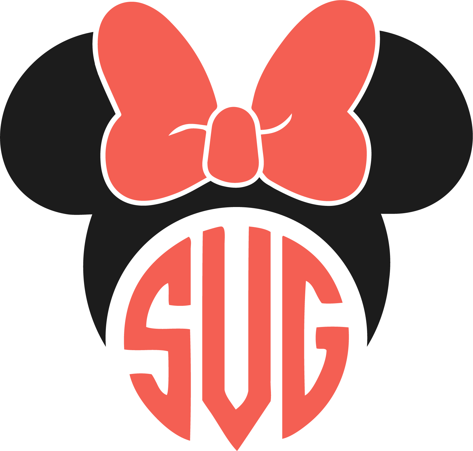 Minnie mouse ears monogram Svg, Disney mickey Svg, Mickey cl | Inspire ...
