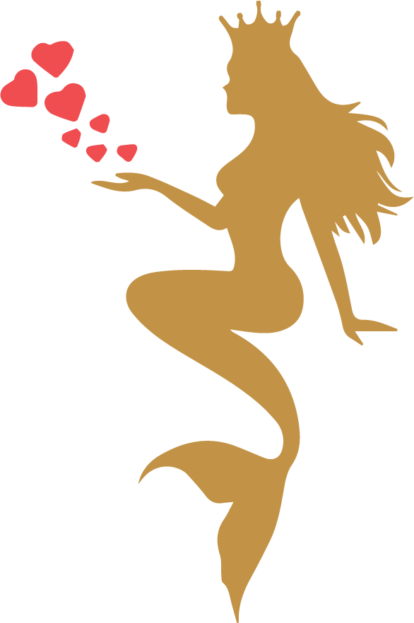 Mermaid heart Svg, Mermaid Svg, Mermaid Clipart, Little Merm | Inspire ...