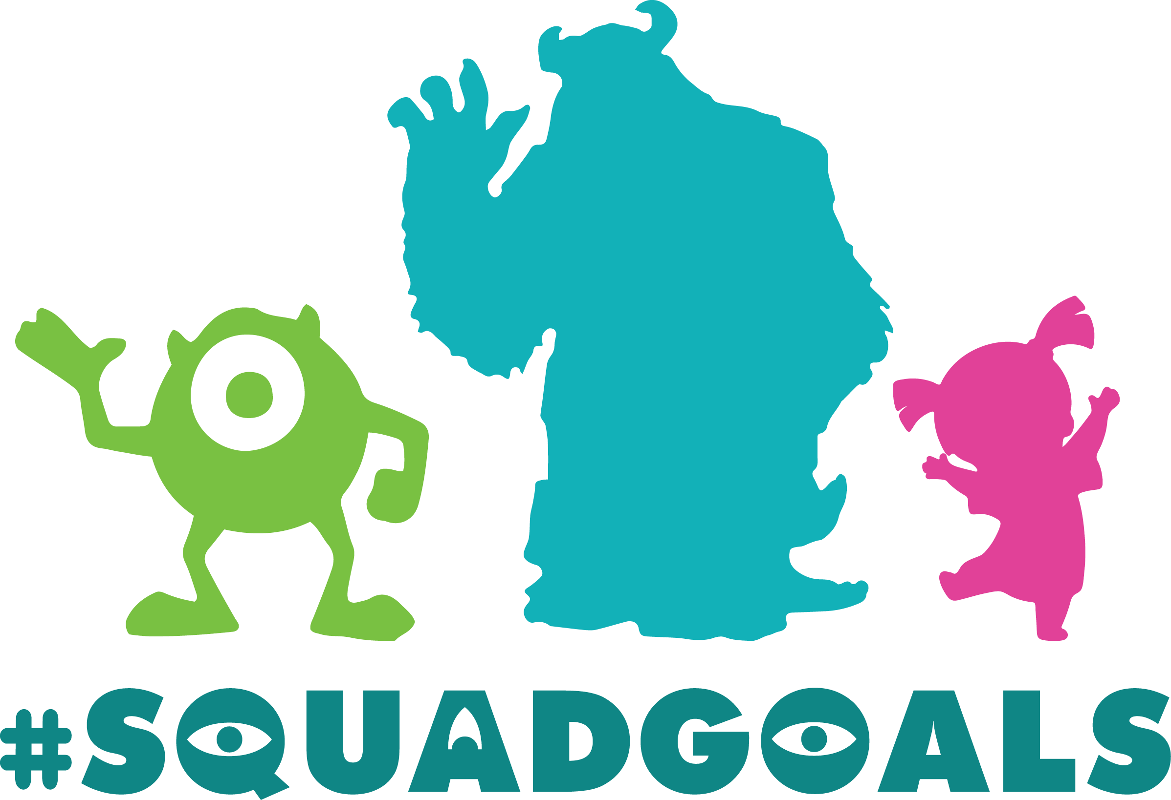 Monsters Inc squadgoals Svg, Monsters Inc Svg, Monsters Inc | Inspire
