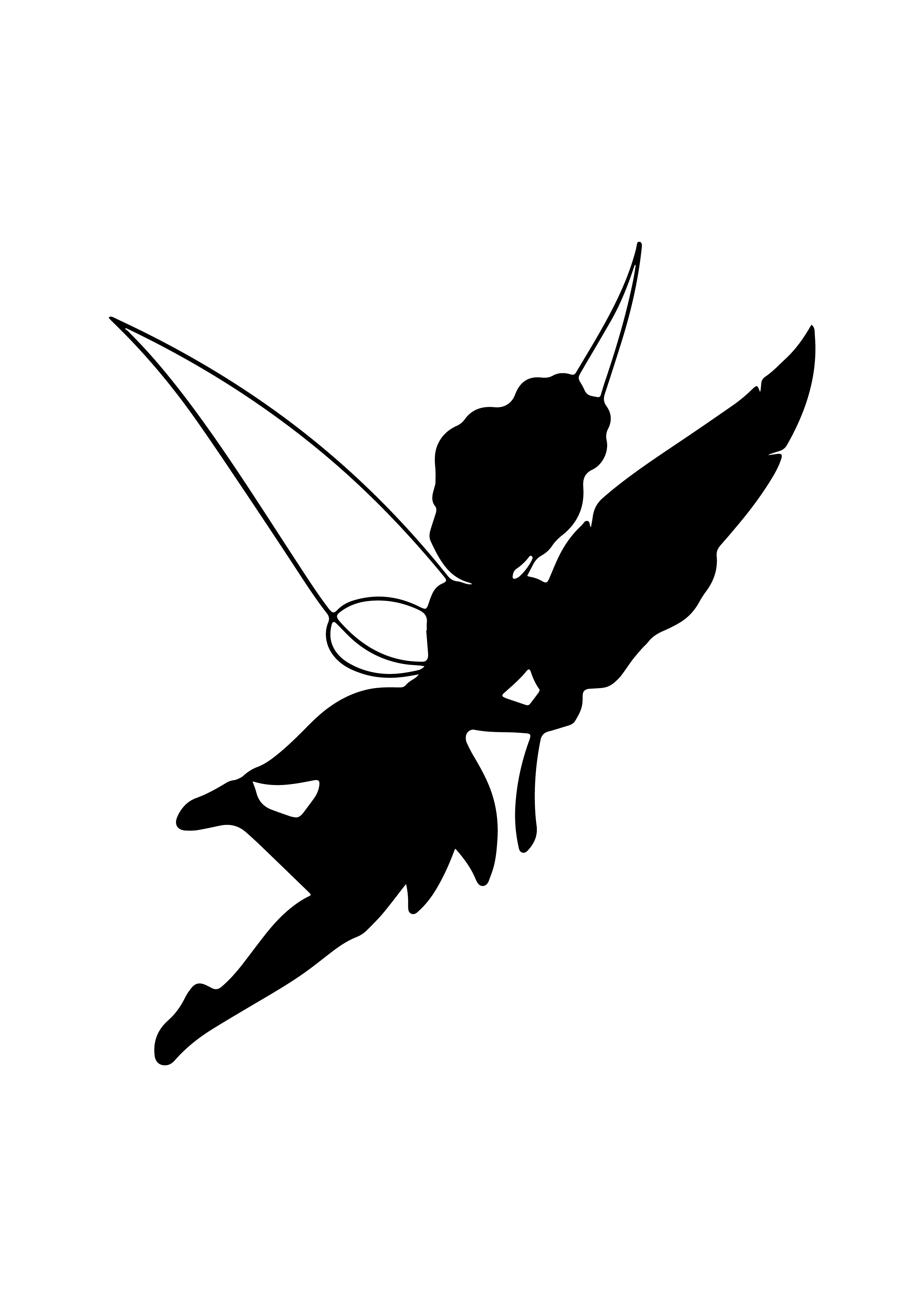 Fairy Svg Cut file, Fairy Svg, Fairy Silhouette, Fairy Clipa - Inspire