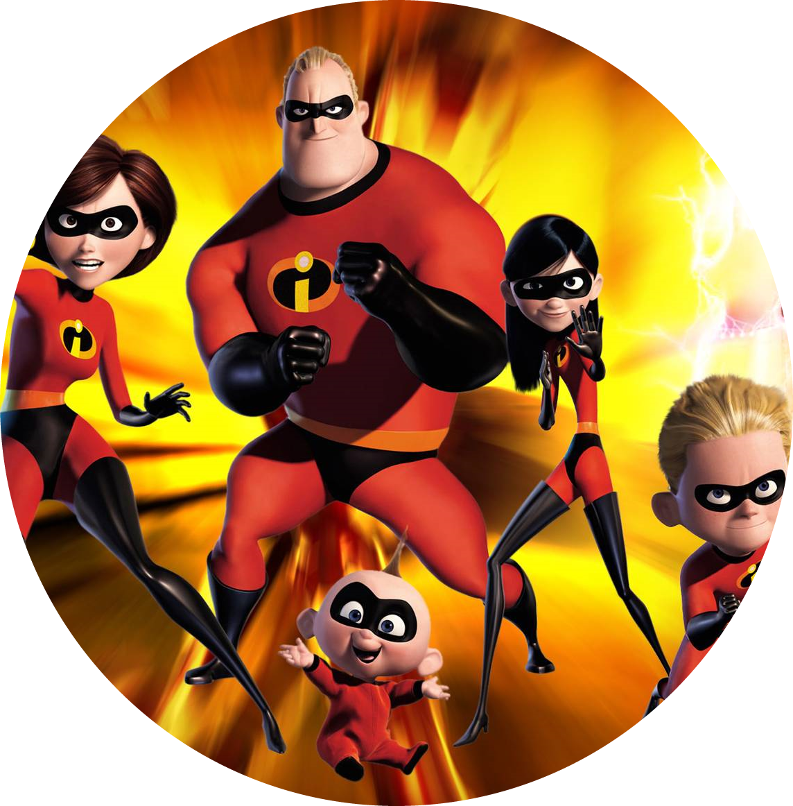Incredibles Cupcakes Toppers, Printable The Incredibles Topp | Inspire ...