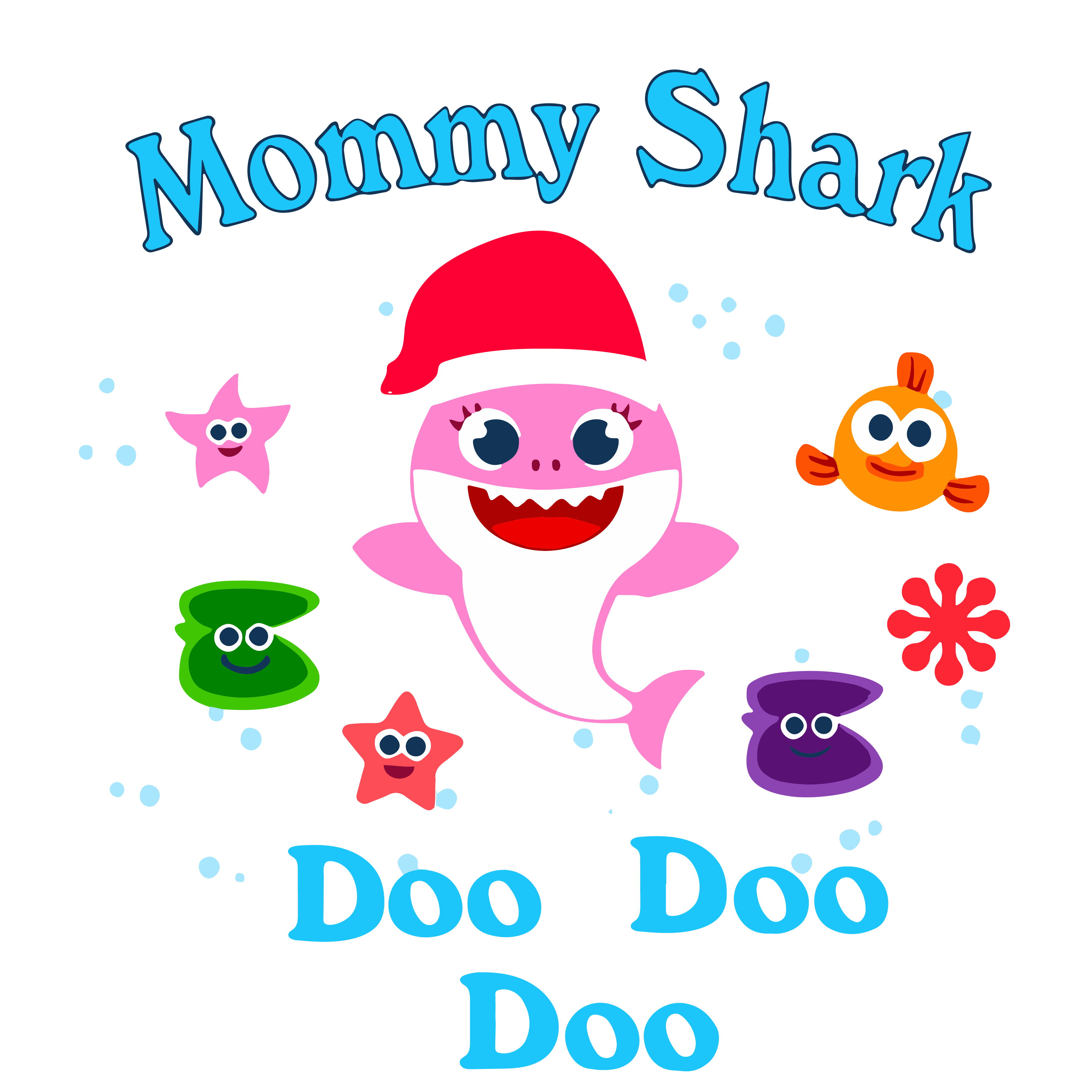 Mommy Shark Svg, Baby Shark Christmas Svg, Shark family Svg, | Inspire Uplift