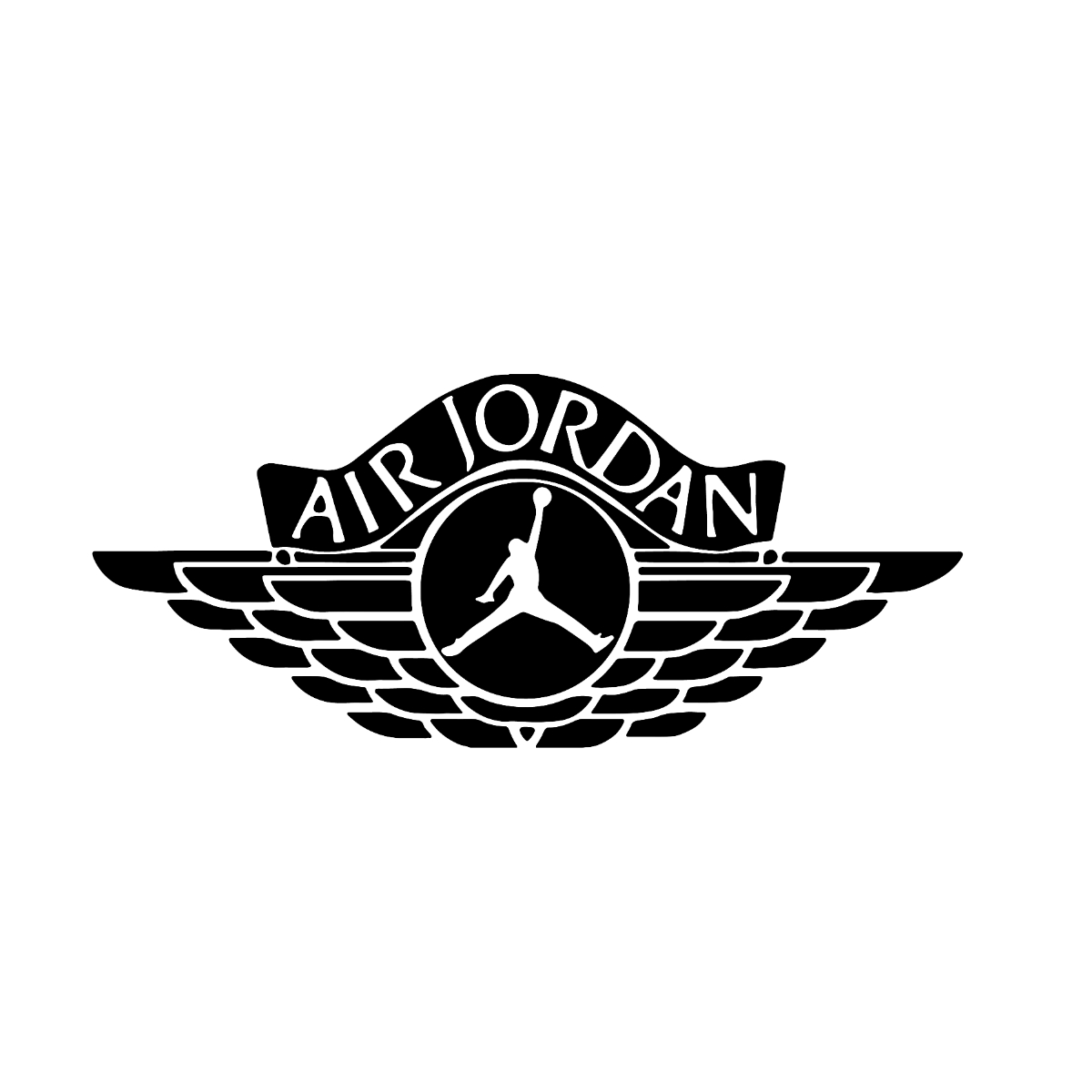 Air Jordan Logo Silhouette Svg, Logo Svg, Jump Svg, Basketba - Inspire