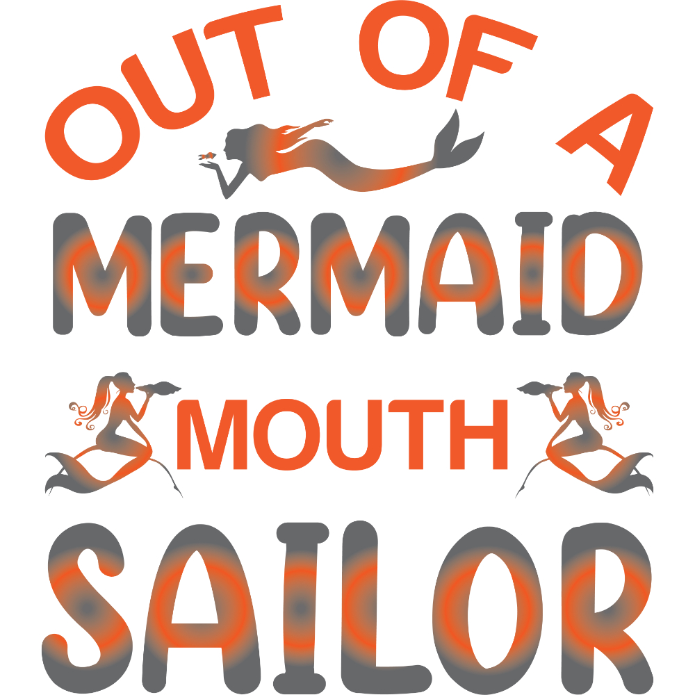 Out of a mermaid mouth sailor Svg, Mermaid Svg, Mermaid logo | Inspire ...