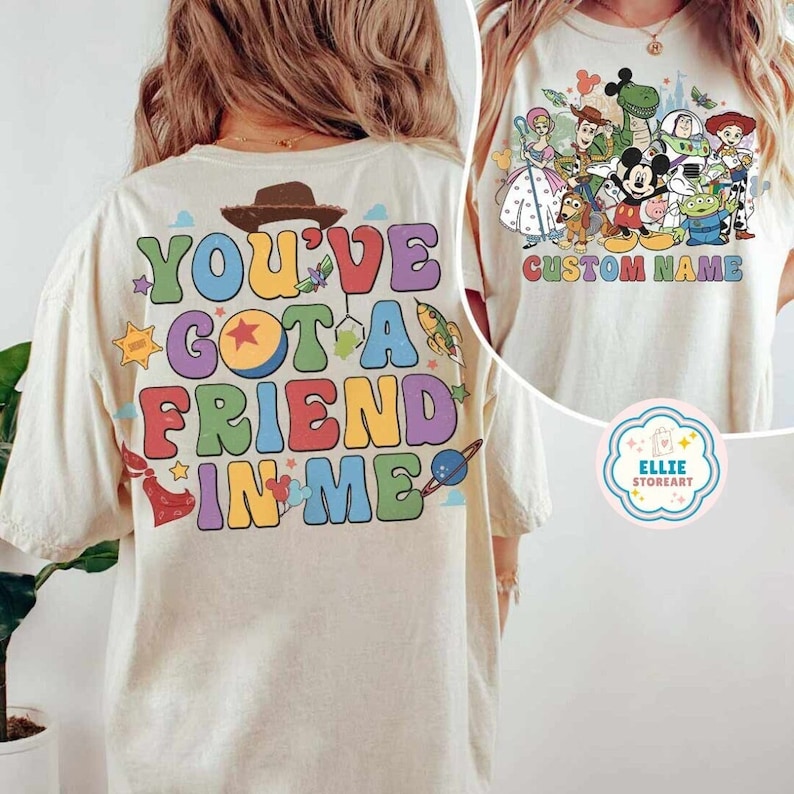 Two-sided Disney Pixar Toy Story You've Got a Friend in Me S | Inspire ...