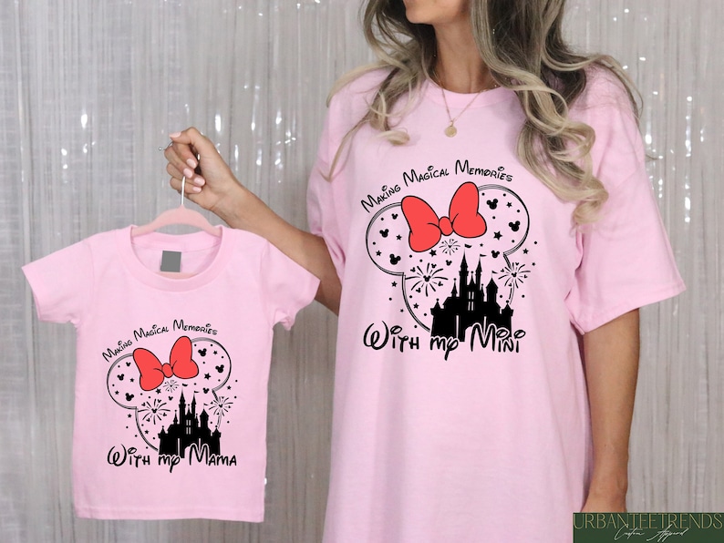 Mini Matching Shirts, Mama And Minnie Mouse Tshirts, Disneyl - Inspire ...