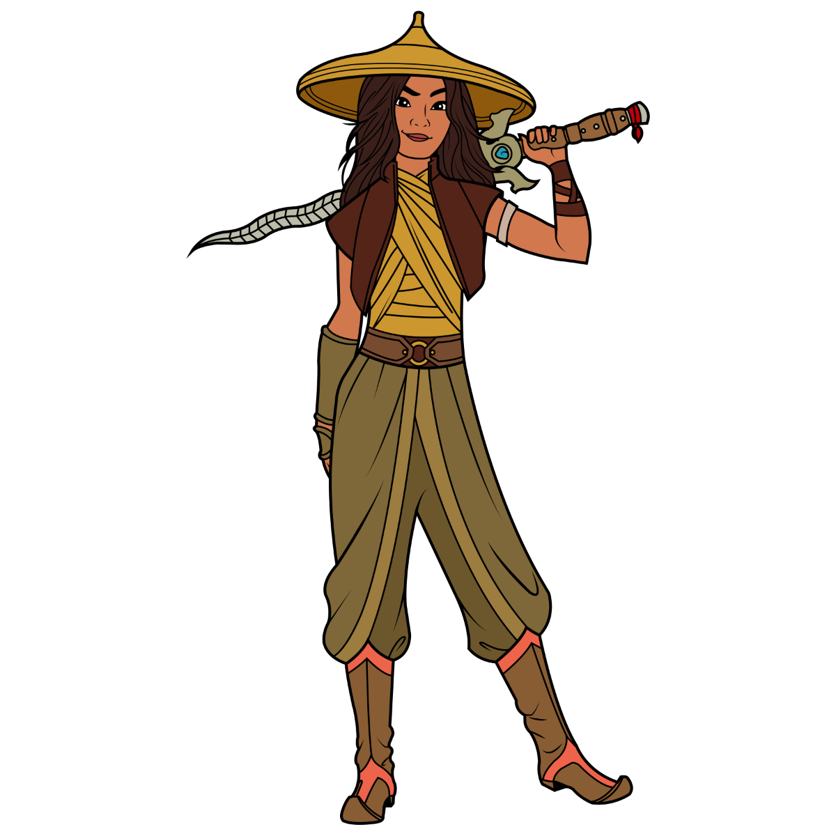Raya and the Last Dragon Svg, Raya and the Last Dragon Clipa | Inspire ...