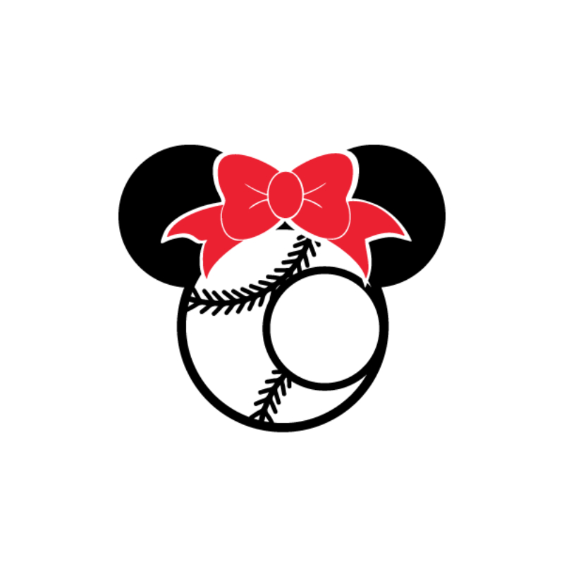 Minnie Baseball Baseball Svg, Disney family Svg, Minnie Svg, Minnie Mouse Sv | Inspire ...