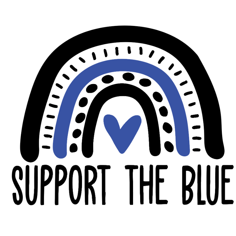 Please Support Blue Support the blue Svg, Police Svg, Police Thin Blue Line Svg, | Inspire ...