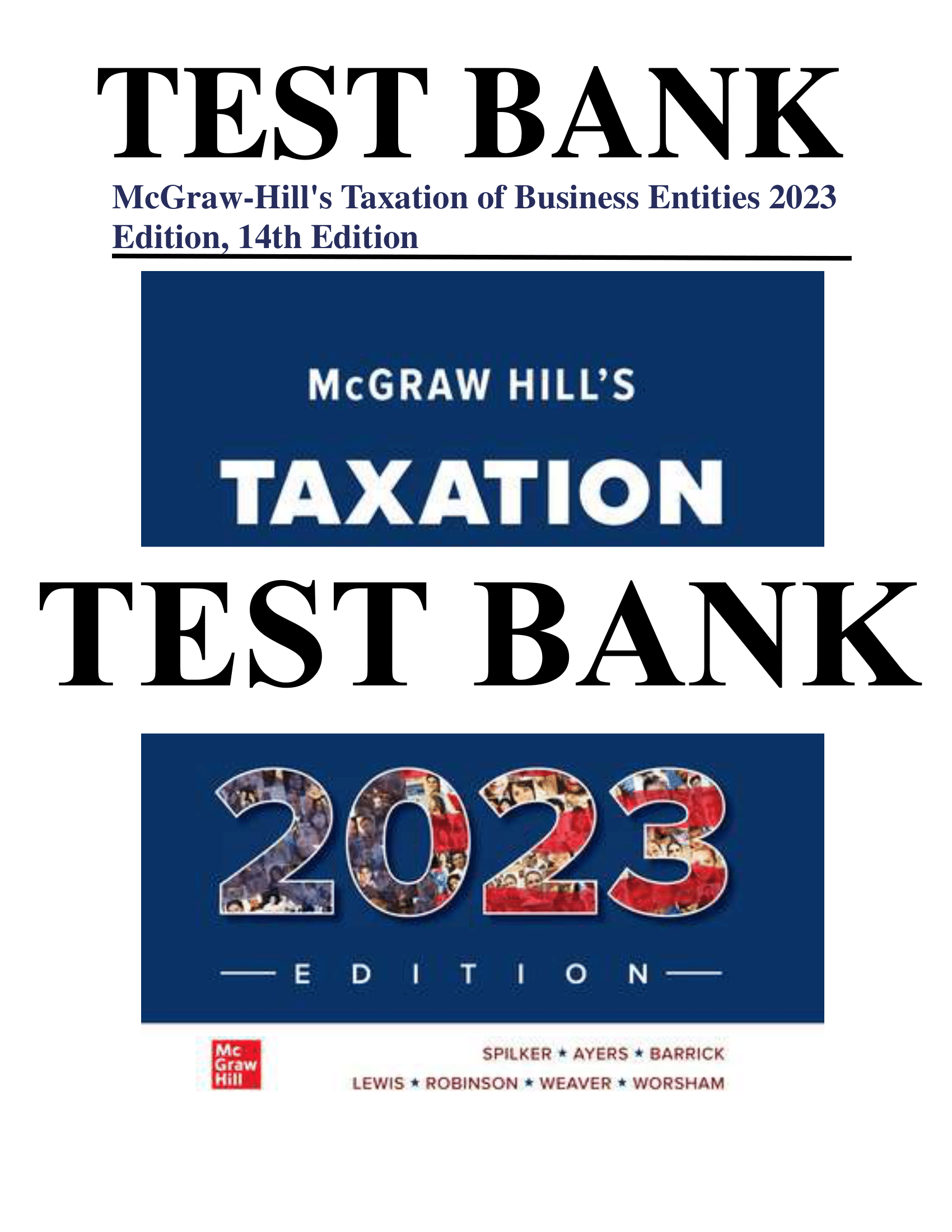McGraw-Hill's Taxation of Business Entities 2023 Edition, 14 - Inspire ...
