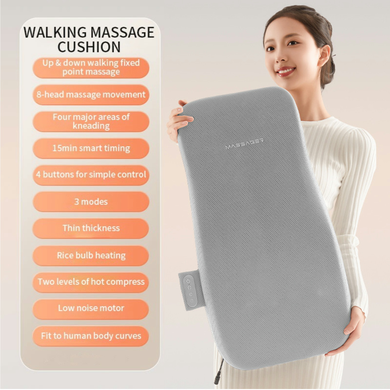 Walk Up and Down Massage, Back Massager, Cushion with Kneading Heat, Full Body Massage Machine, Neck Shoulder Spot1
