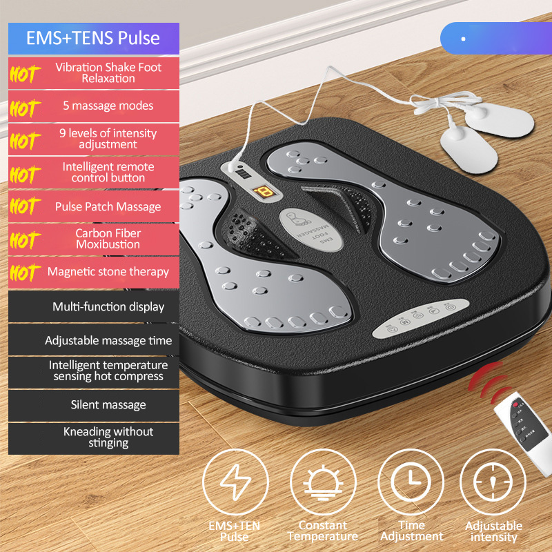 Vibration Foot Leg Trainer with Heat, Remote Control | Inspire Uplift
