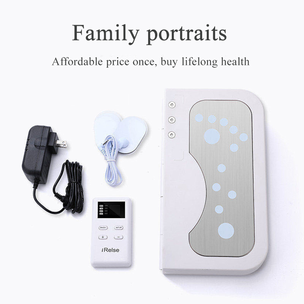 EMS TENS Foot & Leg Massager, Electric Pulse Heating Stimulator, Circulation Muscle Massage Device