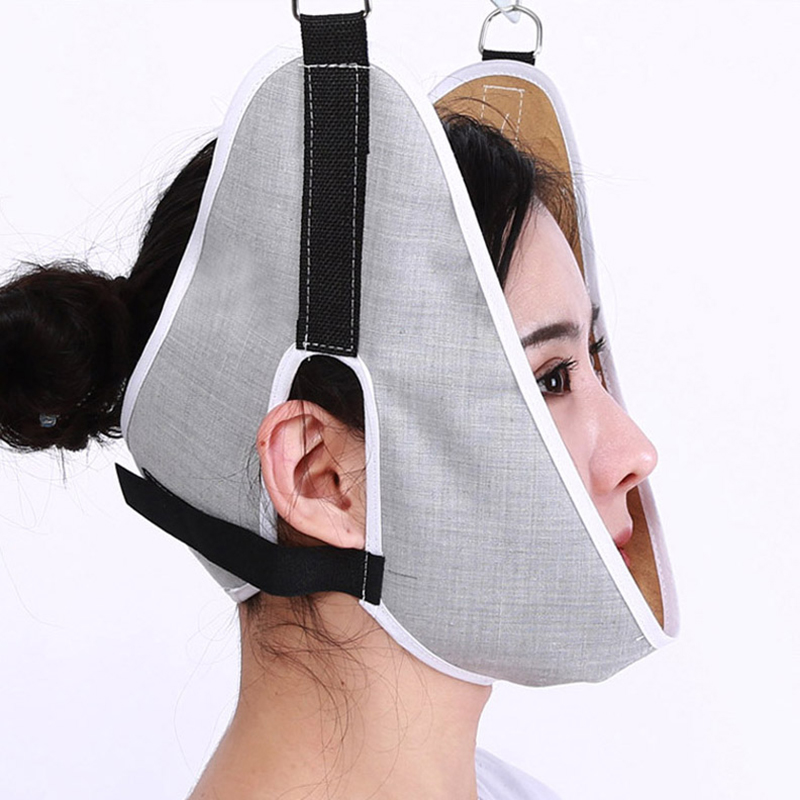 Soft Neck Stretching Belt Pain Relief, 1pcs Hanging Cervical Traction Device, Metal Bracket Chiropractic Neck Traction
