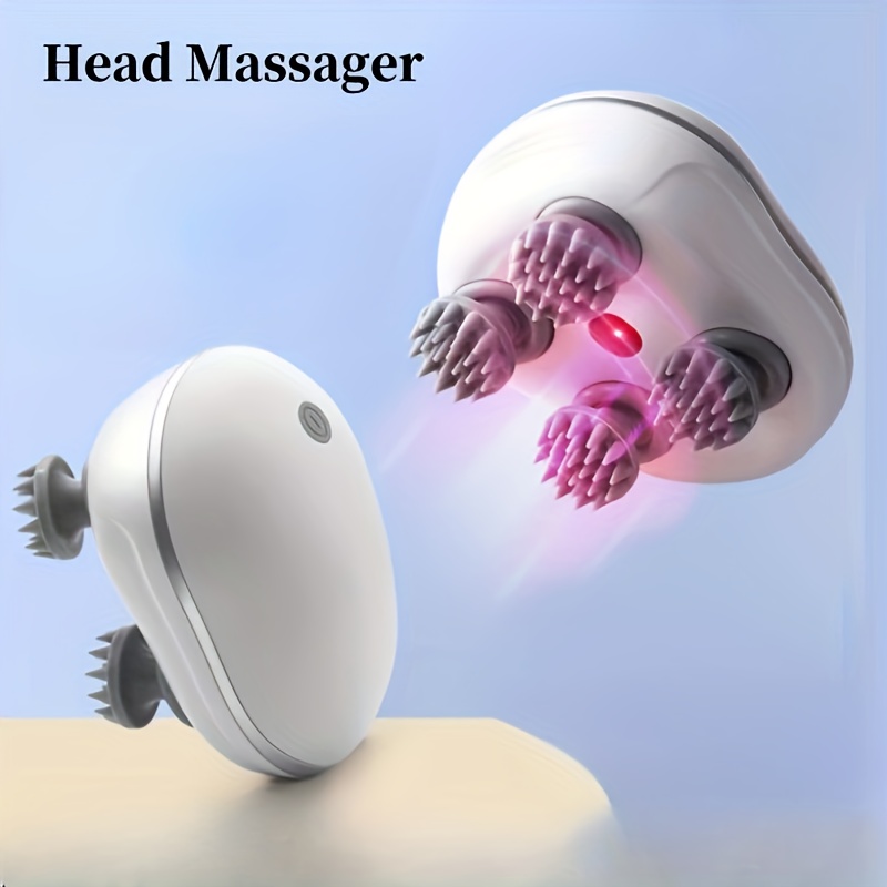 Full Body Deep Muscle Massager, Electric Head Massager, Handheld Relaxation Tool for Pain Relief and Muscle Recovery