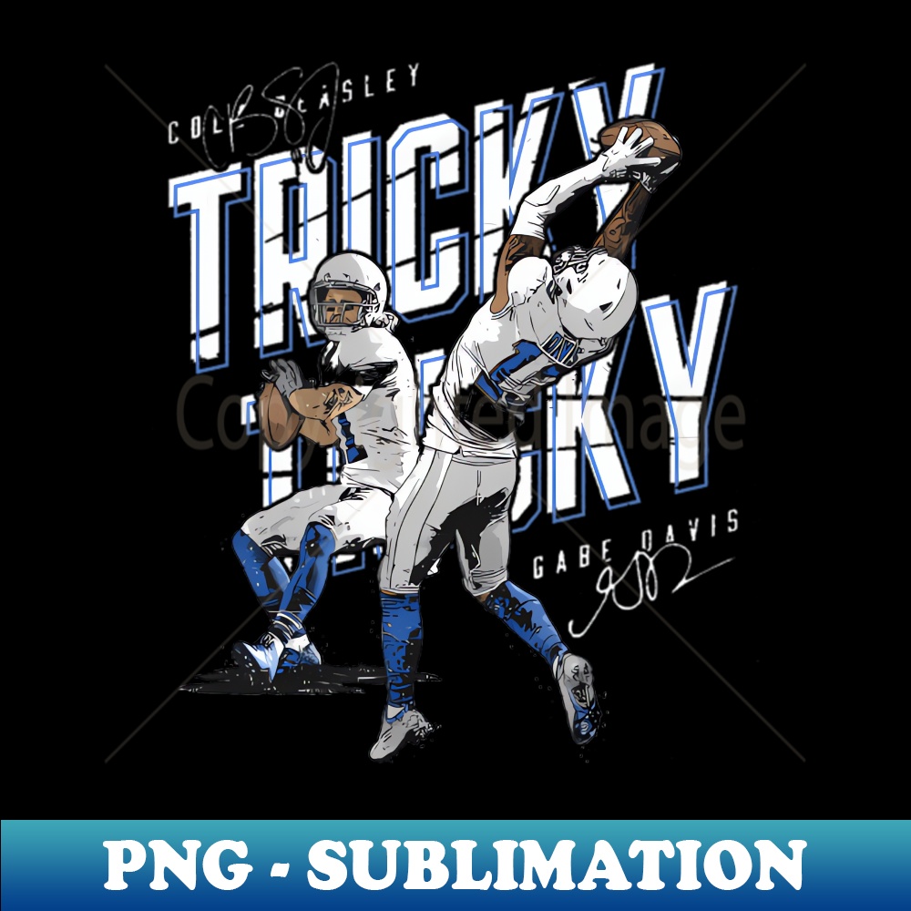 Cole Beasley Gabe Davis Buffalo Tricky Tricky - Signature Su | Inspire ...