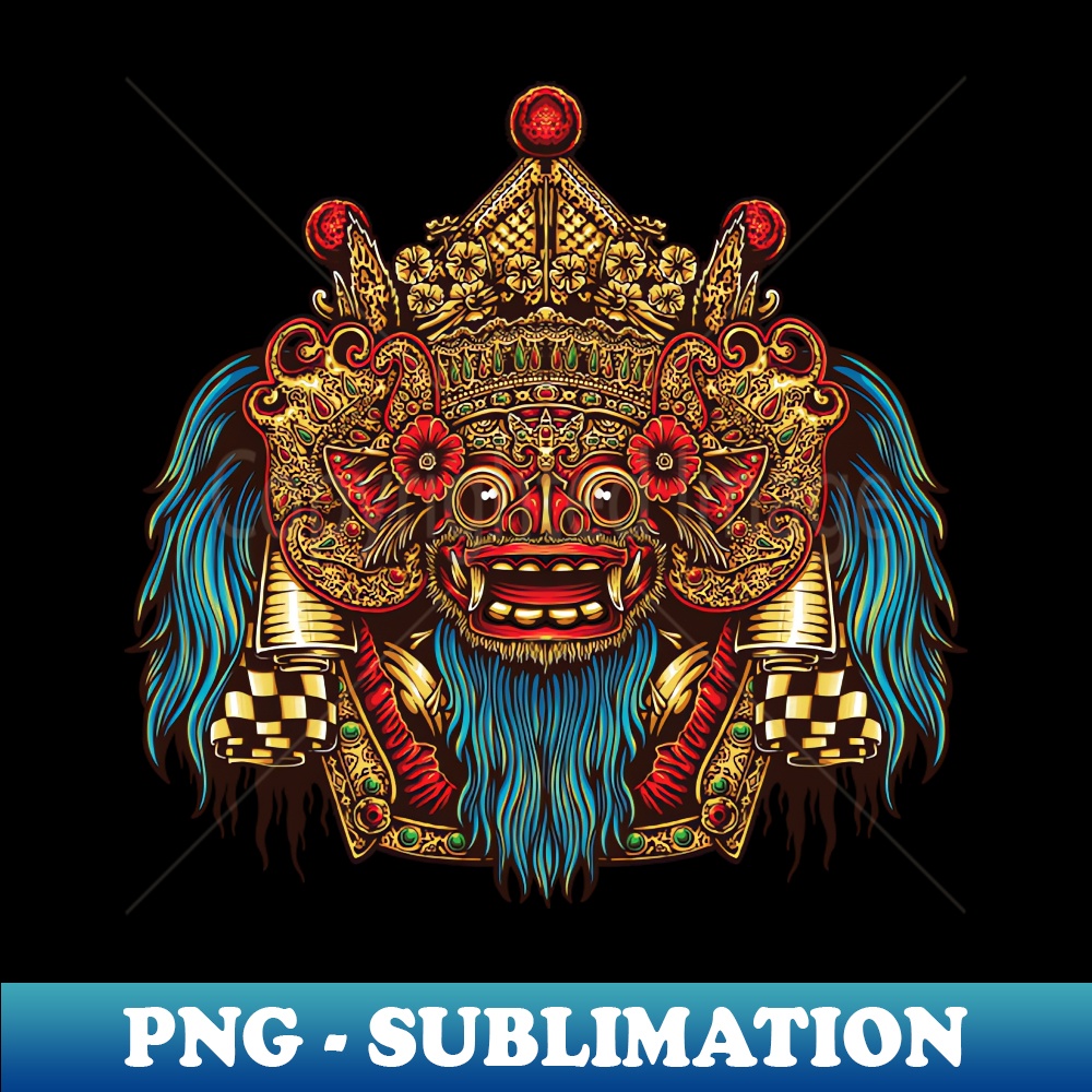 Icon of Bali the Barong Spirit - Aesthetic Sublimation Digit - Inspire ...