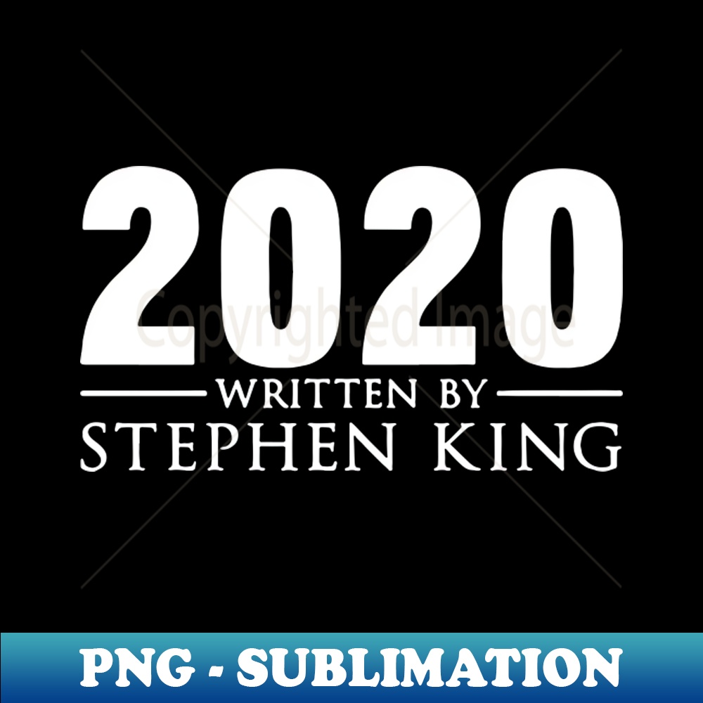 2020 Written By Stephen King Long Sleeve Camiseta Graphic Top Printed