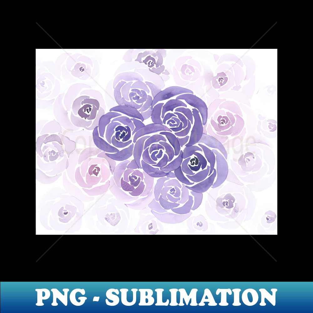 Purple Roses - Artistic Sublimation Digital File - Perfect f | Inspire ...