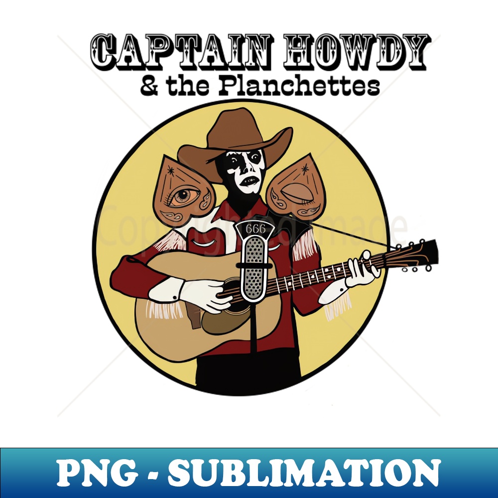 Captain Howdy and the Planchettes - Creative Sublimation PNG - Inspire ...