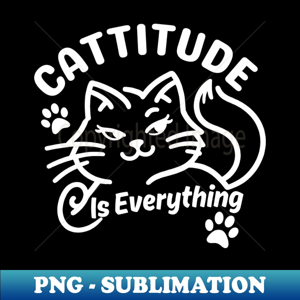 Cattitude is Everything Cute Cat puns for Attitude Is Everyt | Inspire ...