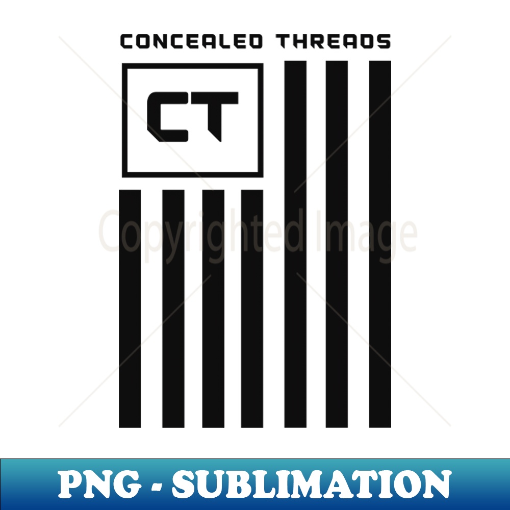 Concealed Threads Branded Vertical Flag Black - Professional | Inspire ...