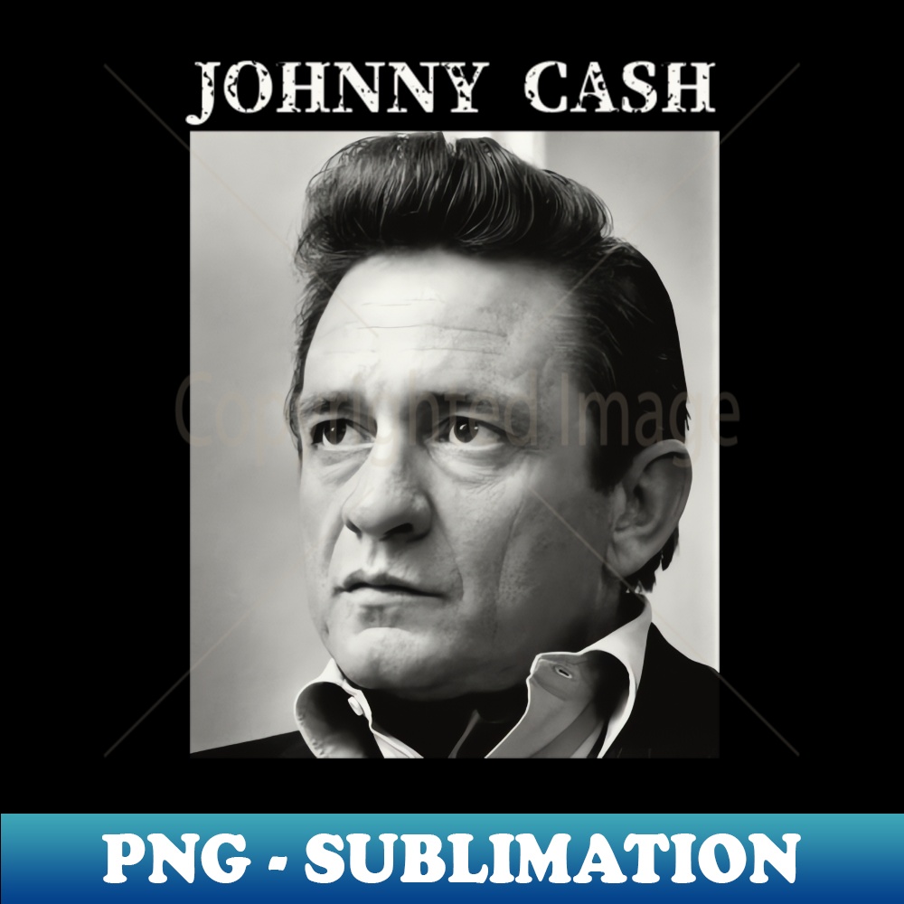 Johnny Cash - Signature Sublimation PNG File | Inspire Uplift