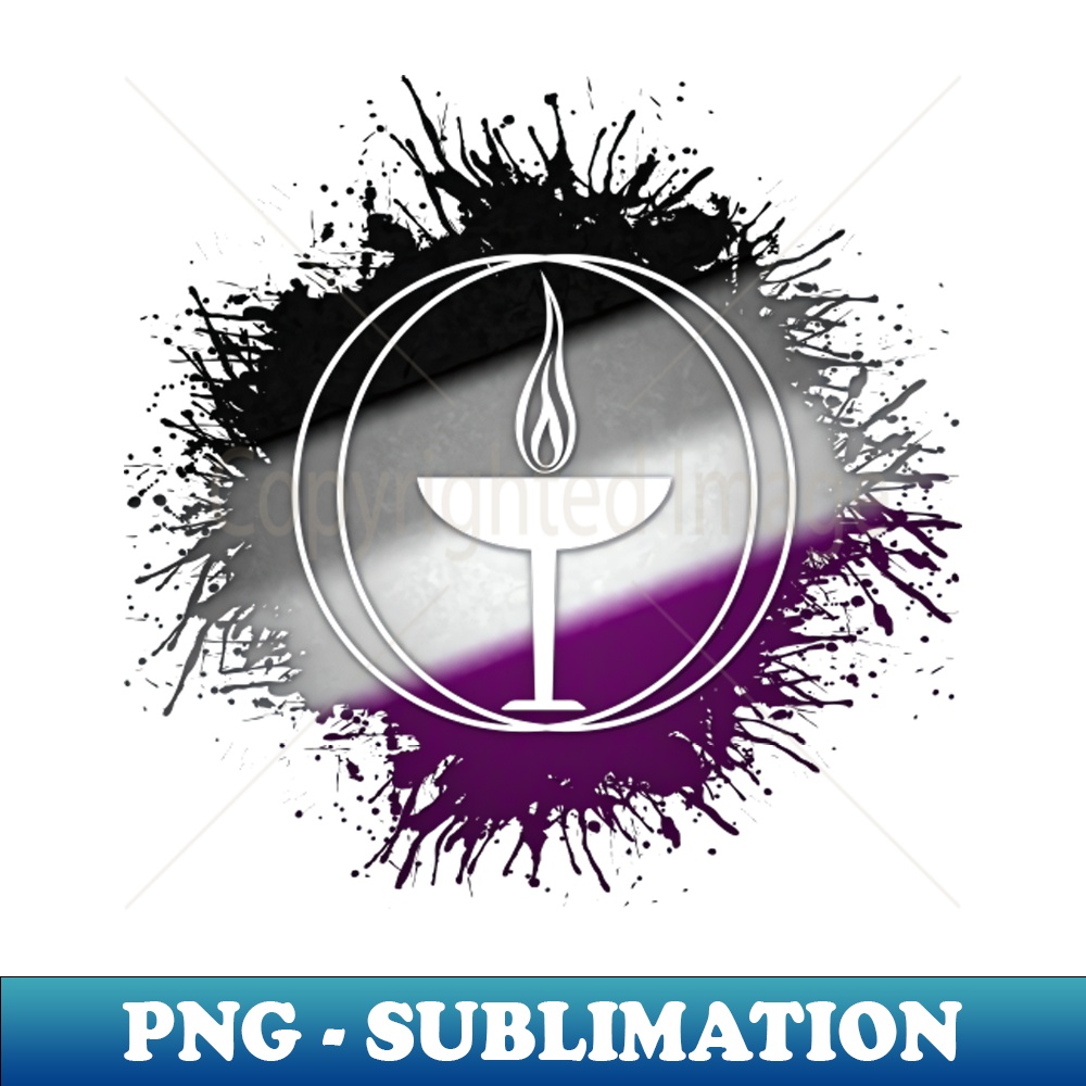 Rsym Flag Paint Splatter Asexual Pride Flag Unitarian Universalism Sym | Inspire ...