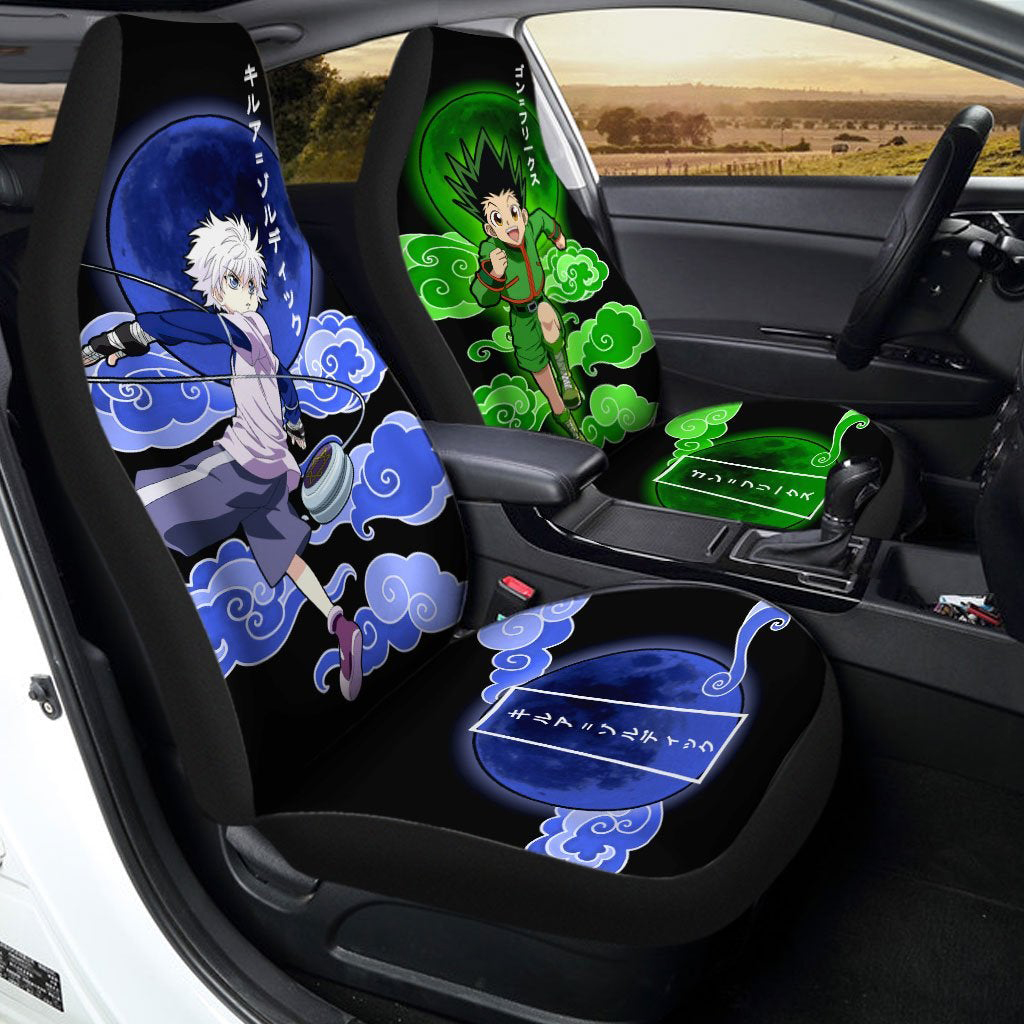 Gon Freecss And Killua Zoldyck Car Seat Covers Custom Hunter Inspire
