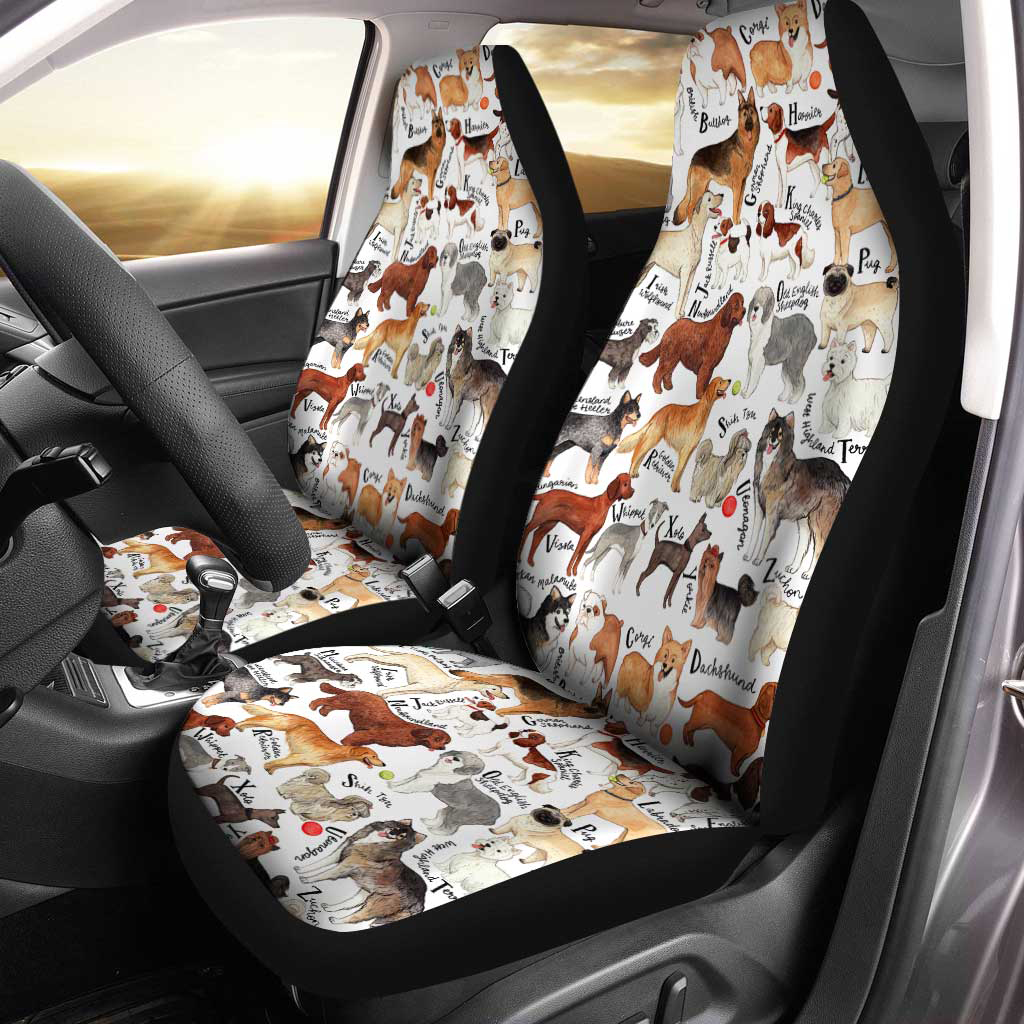Photo inspiration: Picture Idea: Dog Breeds Car Seat Covers Custom Dog Car Accessories