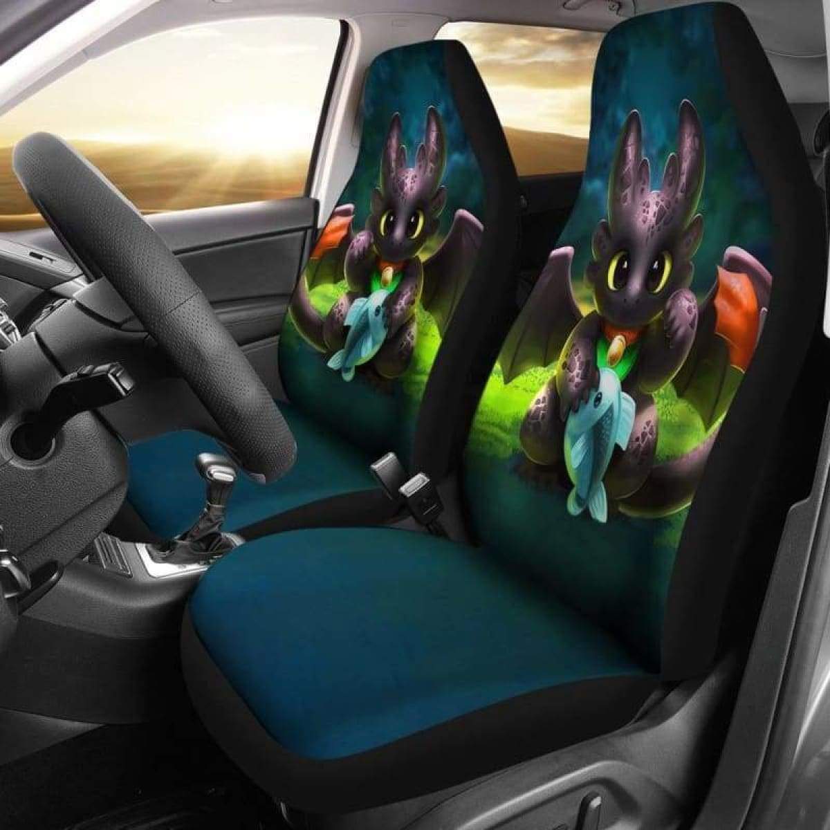Toothless How To Train Your Dragon Car Seat Covers Inspire Uplift