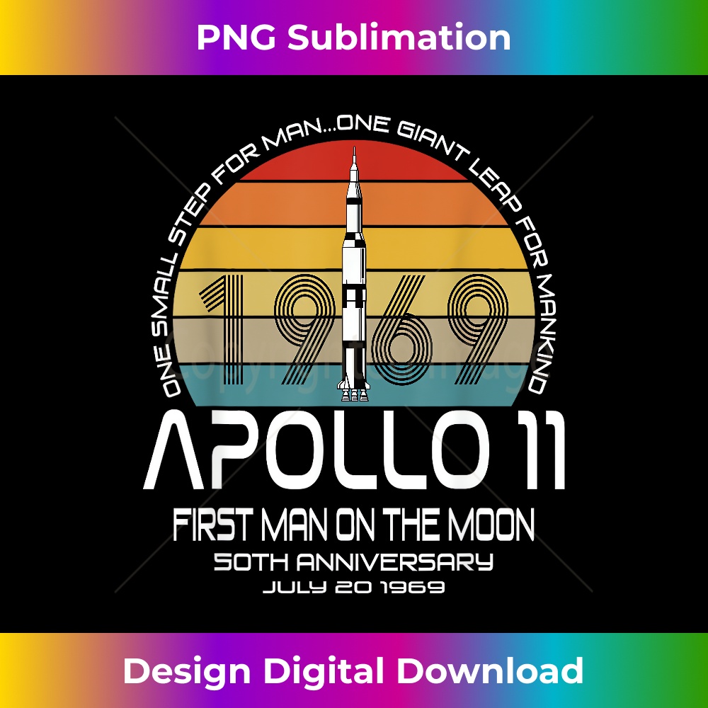 Apollo 11 50th Anniversary Moon Landing 1969 Vintage Retro - | Inspire ...