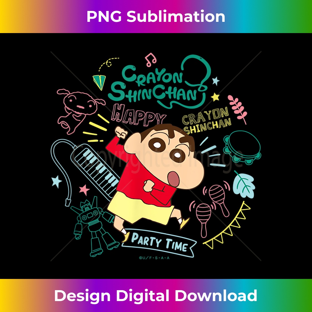 Crayon Shin-chan Shinchan and musical instrument party time | Inspire ...