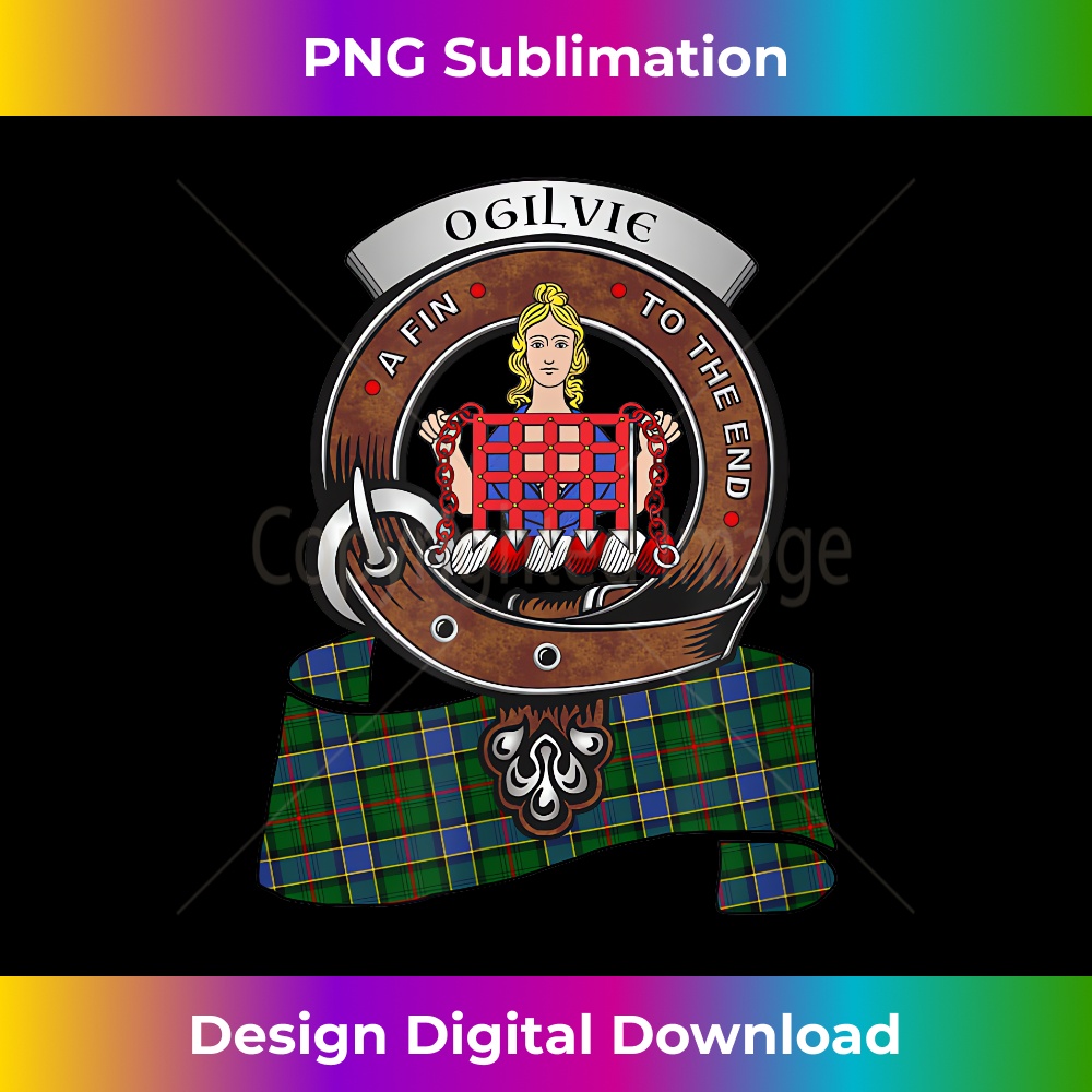 Ogilvie Clan Half Of Tartan Zipper Hoodie main image 1
