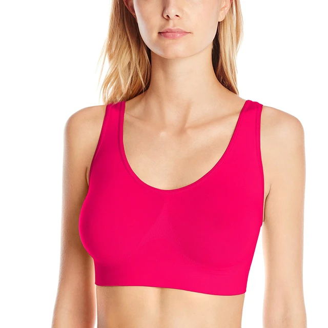 Sexy Seamless Bra for Women Pad, Plus Size Push Up, Wireless Vest Bralette Brassiere, Comfortable Active Bra