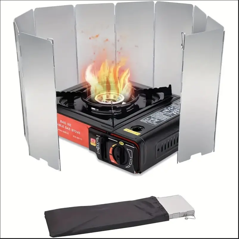 Ultralight Aluminum Stove Windscreen Foldable Camping Essent | Inspire ...