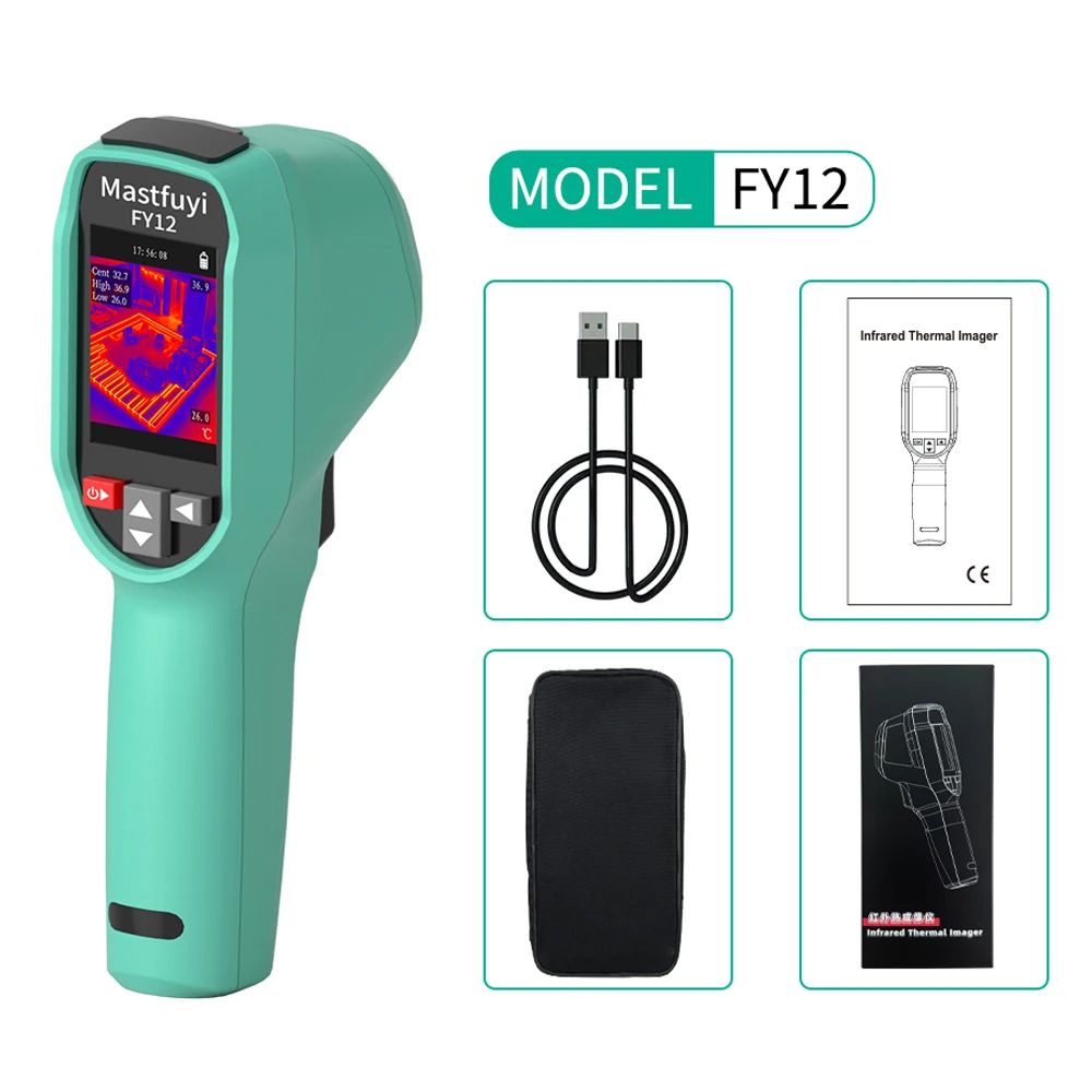 Handheld Thermal Imager, Rechargeable Infrared Camera, Durable, Waterproof & Dustproof Design